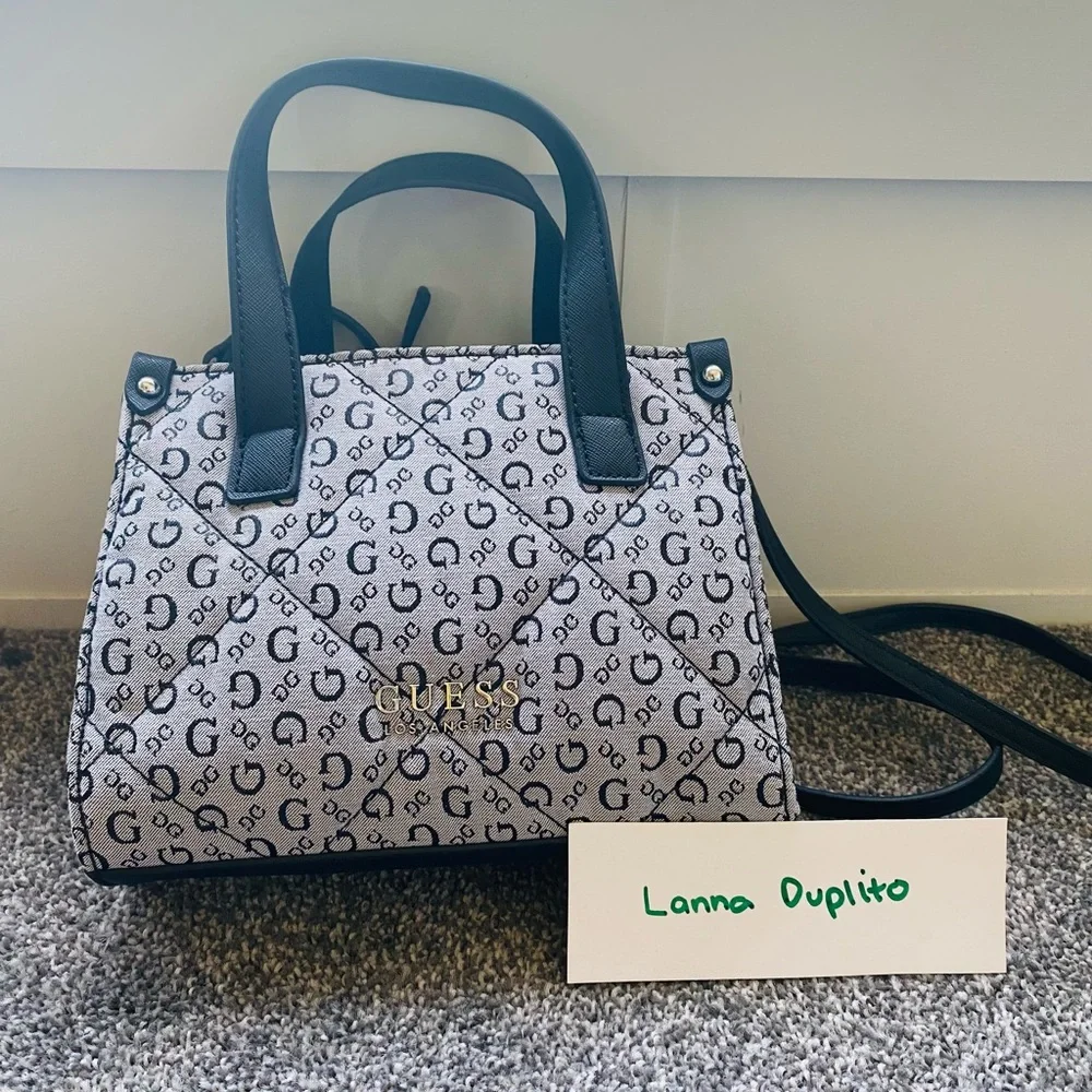 Guess Holden Mini Tote - Gray - Picture 1 of 1